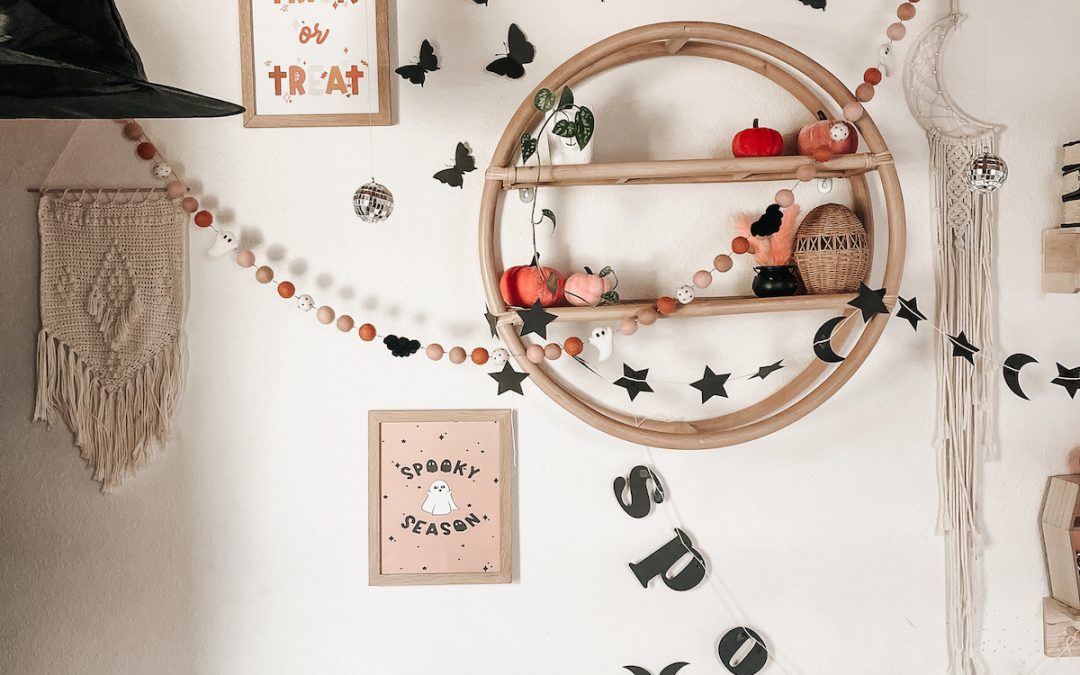 Halloween “Spooky” Garland – Free Printable (Cricut friendly)